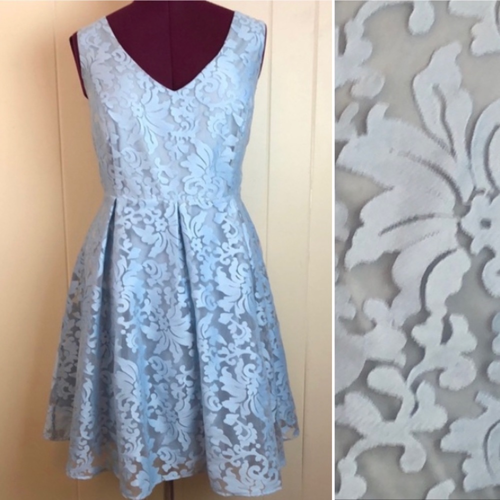 Torrid X Rebel Wilson Fit & Flare Burnout Dress 18 Party Floral Vintage Style